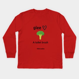 Glee/Toilet brush Kids Long Sleeve T-Shirt